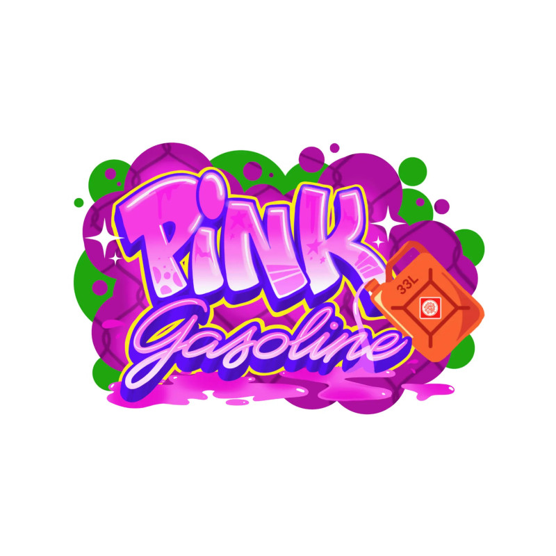 Stickers Pink Gasoline Stickers Pink Gasoline