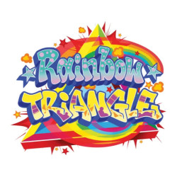 Stickers  Rainbow Triangle