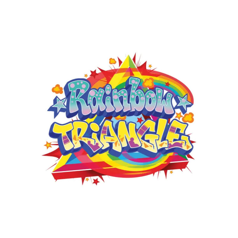 Stickers Rainbow Triangle Stickers Rainbow Triangle
